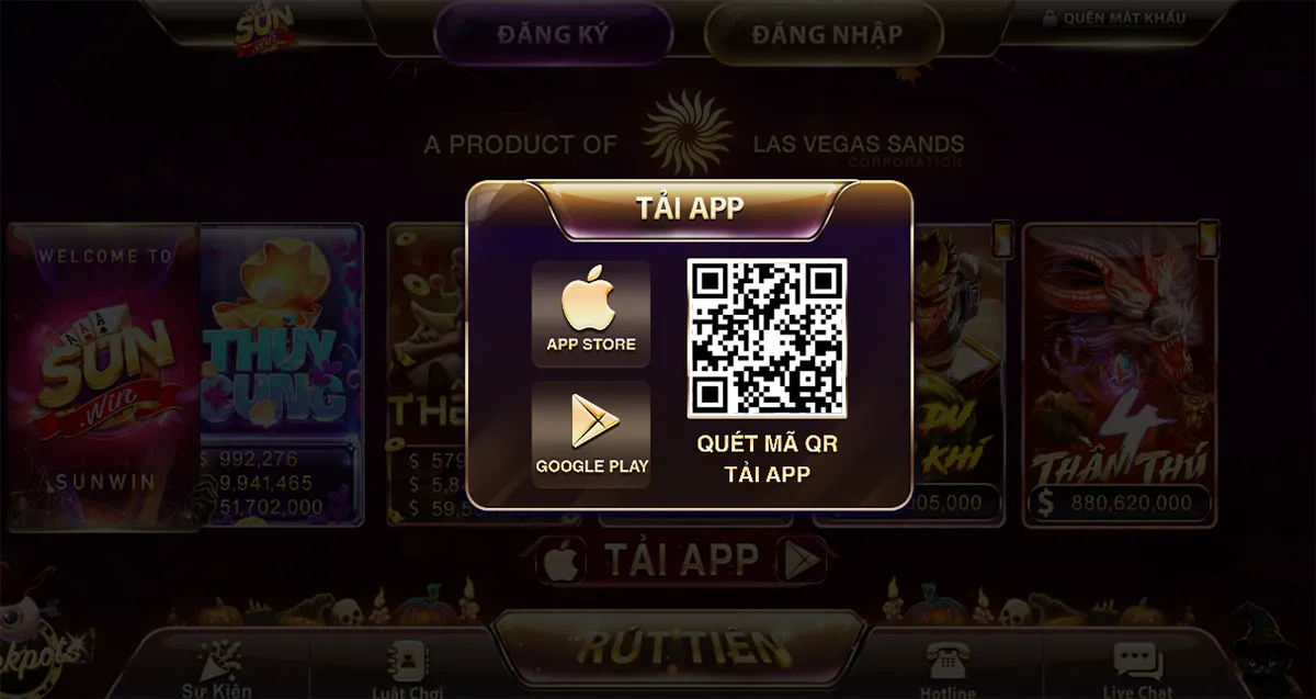 Hướng dẫn tải App Sun Win